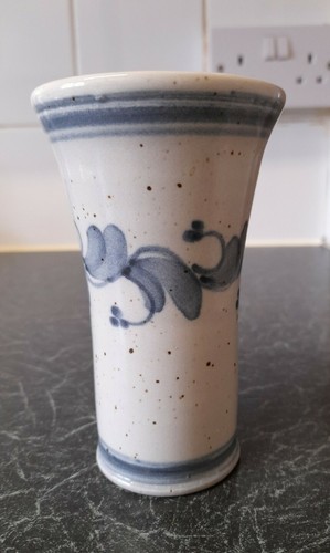 Vintage studio pottery vase - vintage,