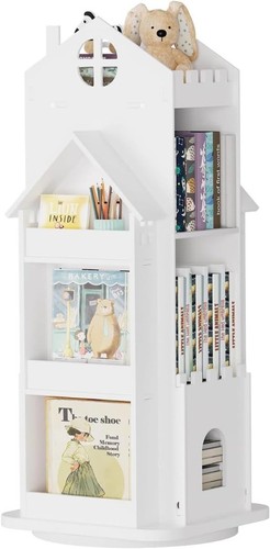 Rotating kids bookshelf - rotating,