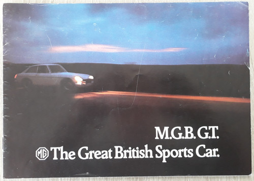 Mgb brochure 1972 - mg,