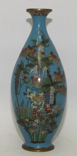 Small cloisonne vase meiji - small,