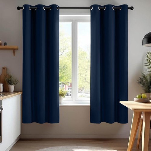 Pair blackout eyelet - eyelet, curtains