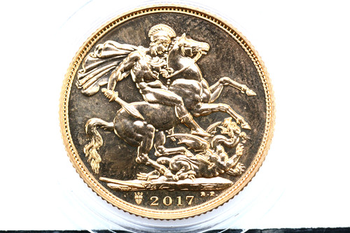 2017 gold full sovereign coin - gold,