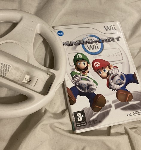 Mario kart with wii wheel - kart,