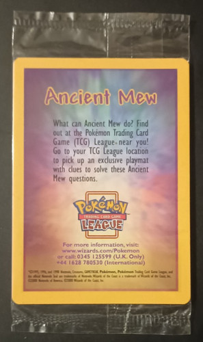 Pokemon ancient mew holo tcg - ancient,