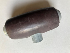 Gear knob car shifter leather with aluminium ends NEW/OLD stock FREE POSTAGE