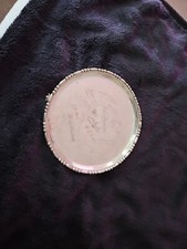 Vintage 925 Sterling Silver Tray Witbread Brewery 1960 Heavy 300gr