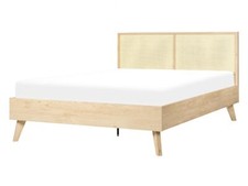 Rattan EU Double Bed Light