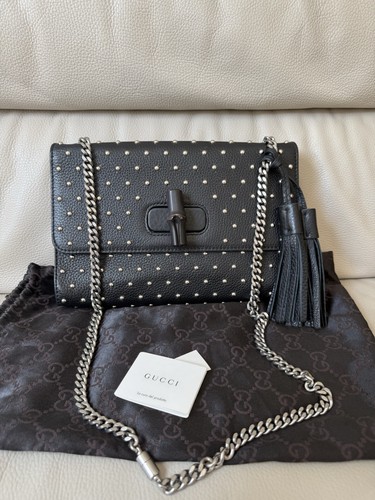 Authentic gucci black silver - gucci,