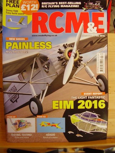 Model aircraft mag rcm april - model, rcm&e