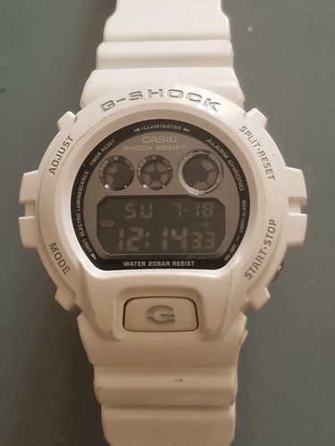Casio shock 6900nb white - casio, dw-6900nb