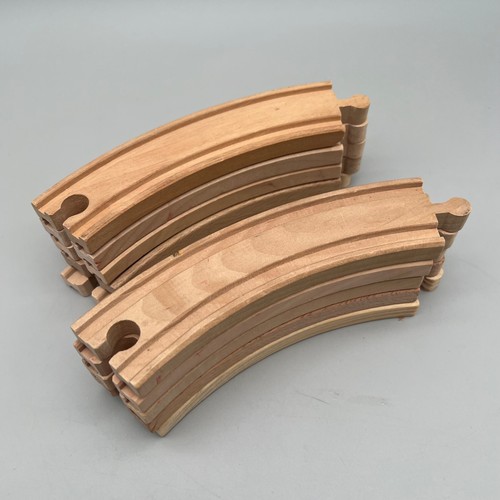 10x wooden curved - 10x, train