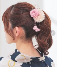 Kanzashi with flower