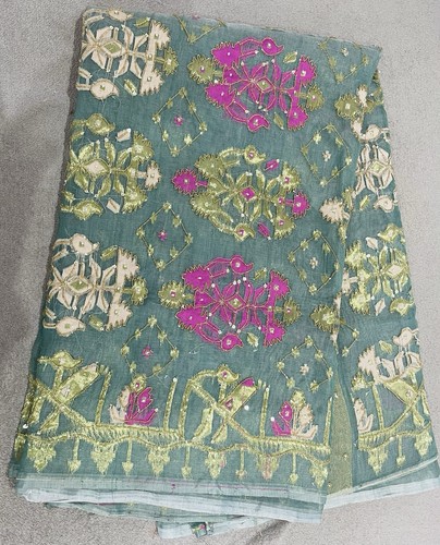 Exclusive jamdani sage - exclusive, green