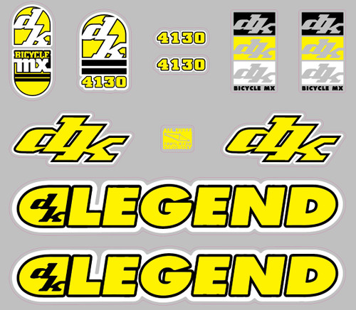 Legend bmx decal set - legend,