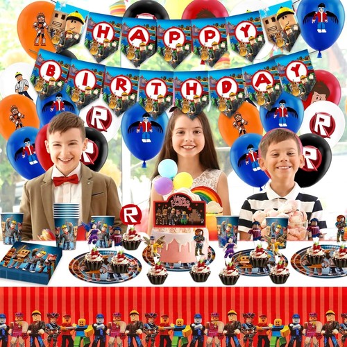Roblox party decoration - roblox,