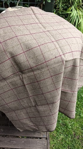 Fabric remnant tweed - fabric,