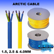 ARCTIC GRADE BLUE OR YELLOW 3183 FLEX CABLE 3 CORE 1.5, 2.5, 4MM CARAVAN CAMPING