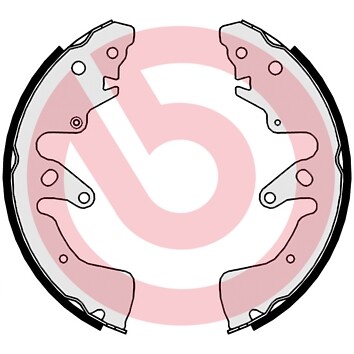 Brake shoe set - brake, for