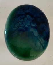 Ruskin Blue Green Oval