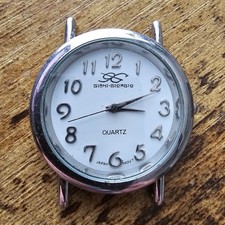 Giani Giorgio Japan Mvmt Silver Tone Watch Face Only Vintage