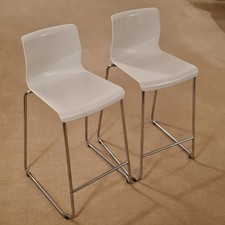 Bar Stool White IKEA Set Of 2