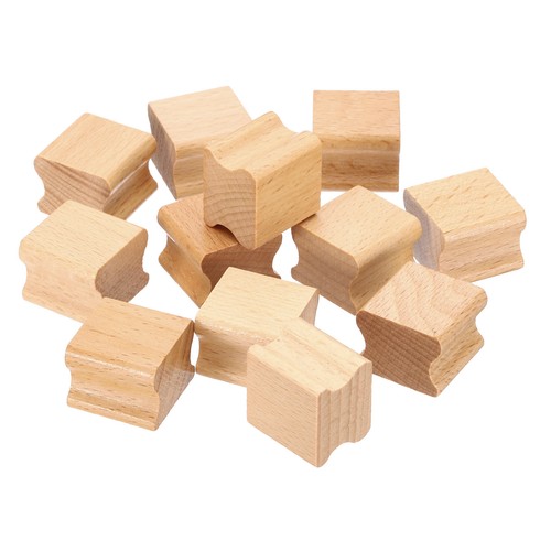 25x25mm blank wood rubber - 25x25mm,