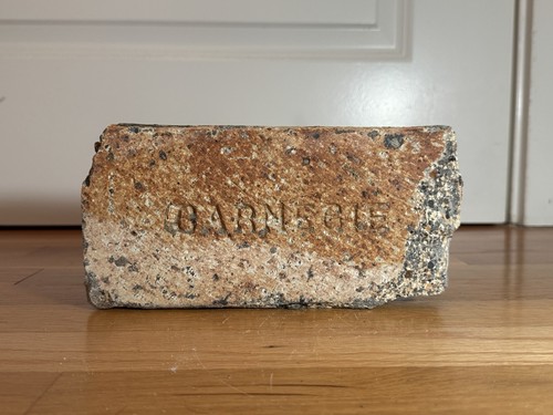 Stamped carnegie brick antique - brick,