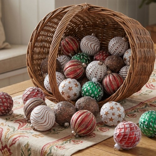 Holiday ornament balls - holiday,