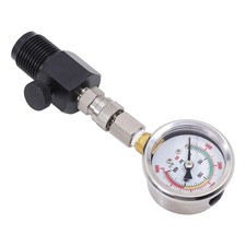 Tank Pressure Checker Scuba Diving Pressure Gauge, Release Valve Diving Test