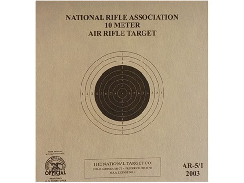 Nra official air rifle target - air,