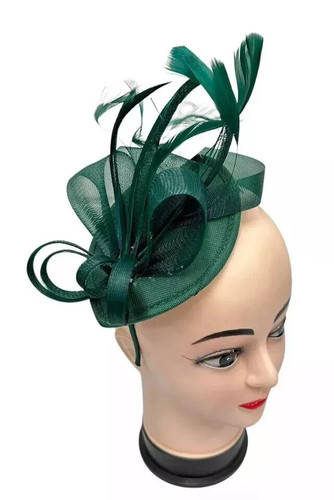 Elegant feather curl headband - elegant,
