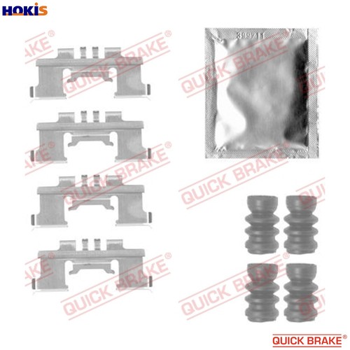 Accessory kit disc brake - brake, pad
