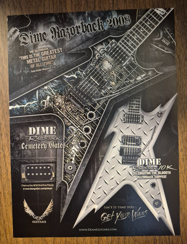 Dean guitars dime razorback - dime,
