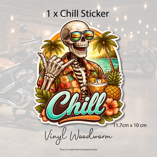 Van life chill sticker - sticker, decal
