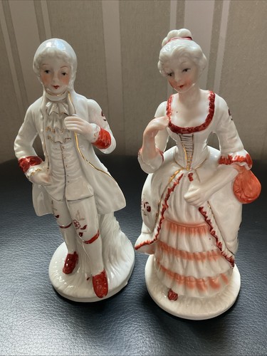 Vintage porcelain figurines - porcelain,