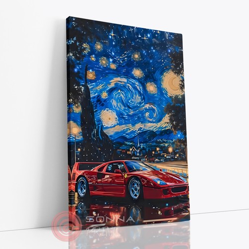 Van gogh red - red, ferrari