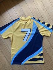 WORCESTER RUGBY CLUB RFC AWAY SHIRT WARRIORS #7 MATCH WORN SCIMITAR
