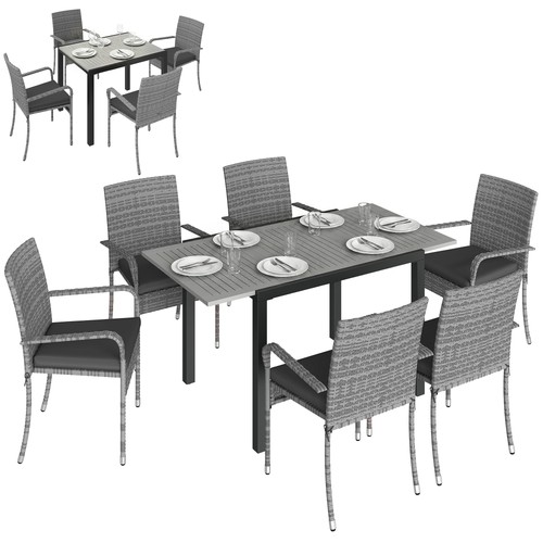Outsunny seater rattan - seater,