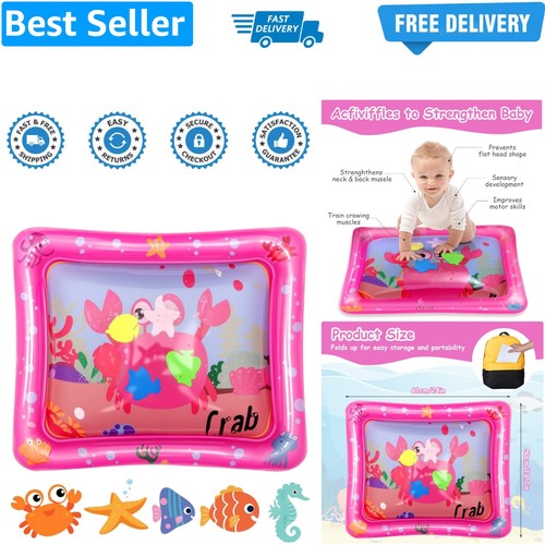 Tummy time mat inflatable - tummy, mat,