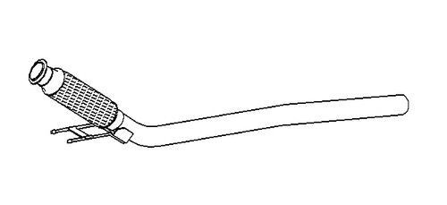 Klarius front exhaust pipe - front,