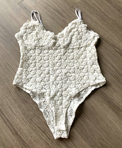 Women white floral lace - white,