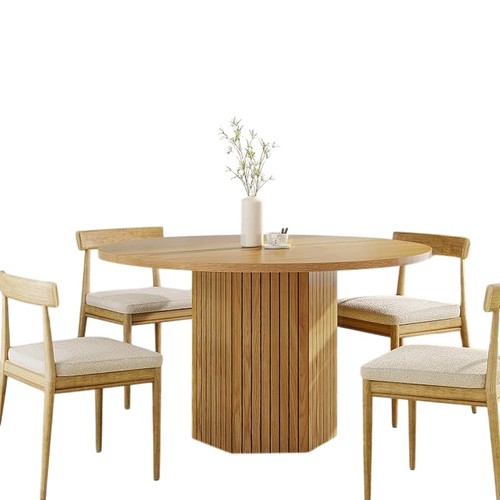 Tribesigns round dining table - tribesigns,