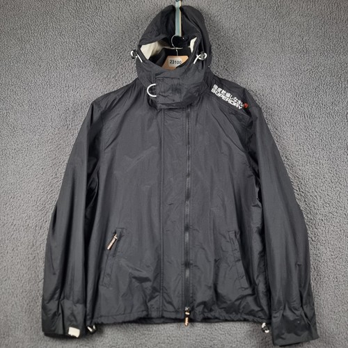 Superdry jacket mens 2xl black - jacket,