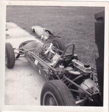 LOTUS HOLBAY FORD, SMITH, CASTLE COMBE CIRCUIT, 15th.JULY 1964 PHOTOGRAPH.