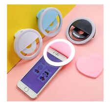 Rechargeable 36 LED Camera Clip Makeup Smart Phone Selfie Ring Light 