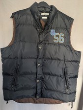 Vintage Dubbin & Hollinshead Thick Black Gilet Size Large