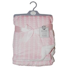 Snuggle Baby Unisex Baby Wrap Blanket in pink size 75 x 90cm