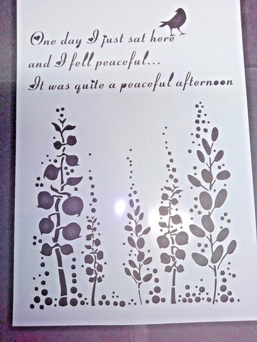 Wall stencil reusable - a4,