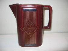 The Invergordon Single Grain Burgundy Pub Jug 6 1/2" Height Seton Eng VGC