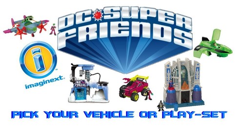 Comics imaginext vehicles - dc,